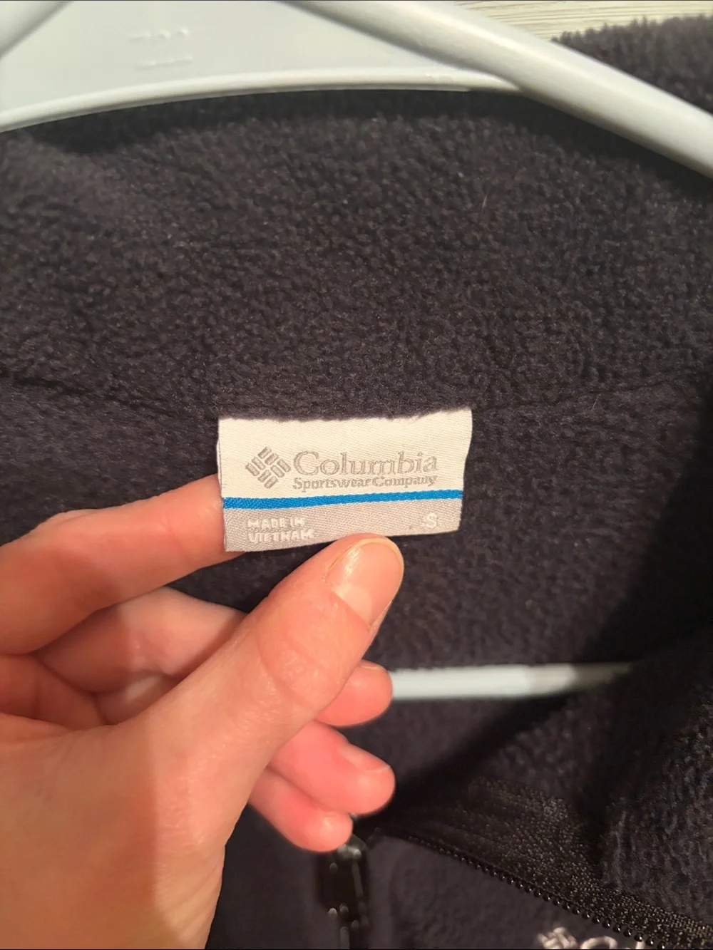 Columbia Full-Zip Fleece Black Jacket